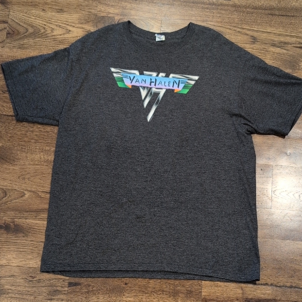 Mens Van Halen print gray t-shirt size XL